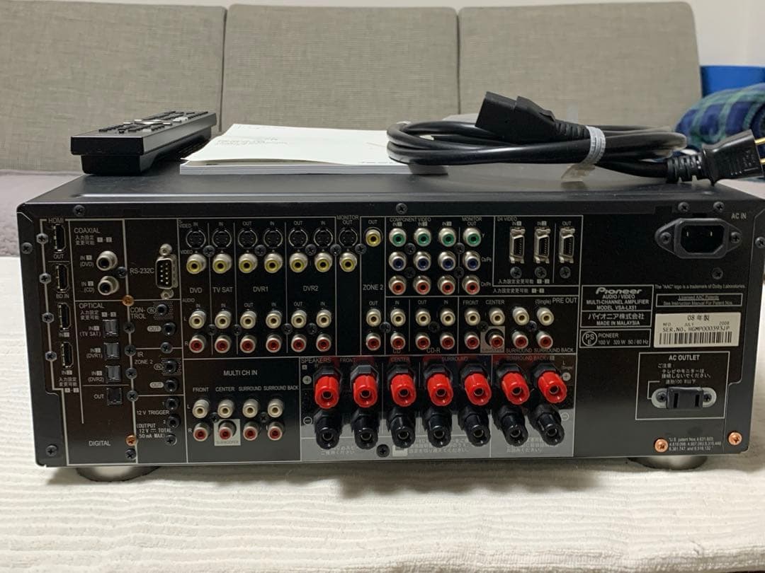 Cupcait simp　Pioneer AVアンプ VSA-LX51