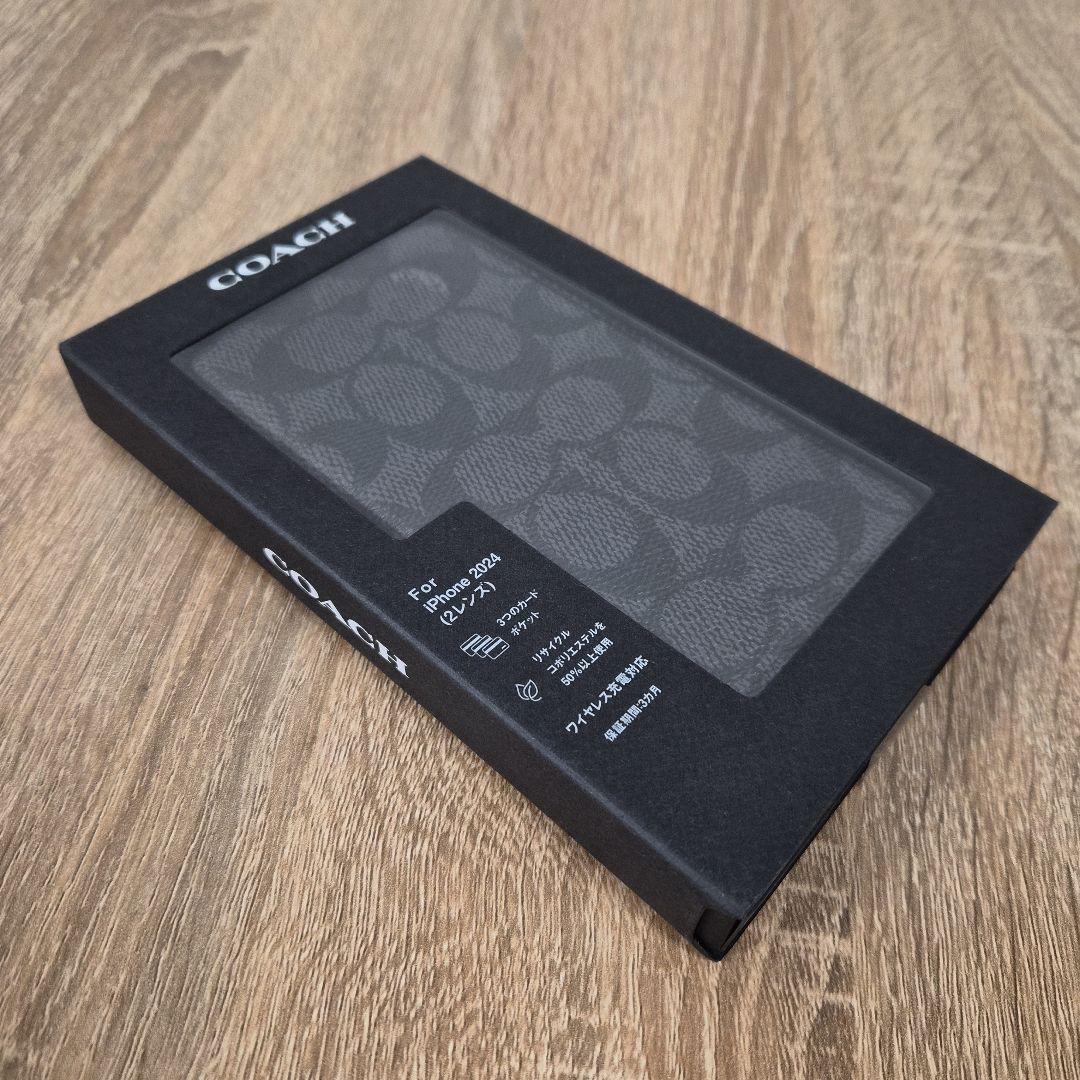 iPhone16 コーチ（R）ブックタイプケース