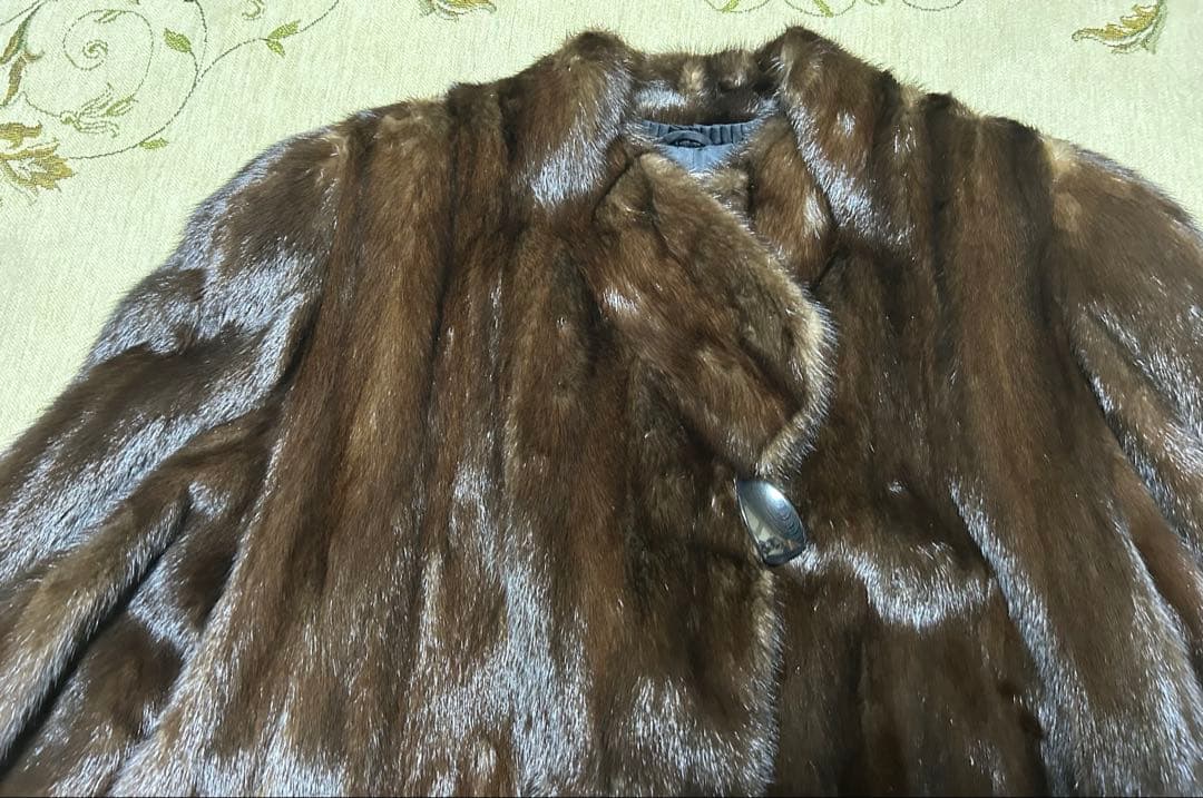 【美品】【上質毛皮】ミンクハーフコート　日本製　三越購入