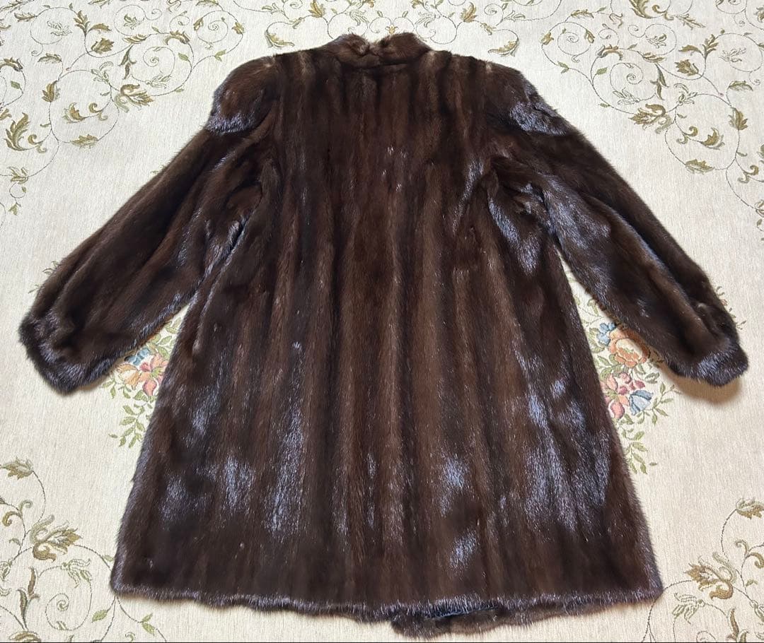 【美品】【上質毛皮】ミンクハーフコート　日本製　三越購入