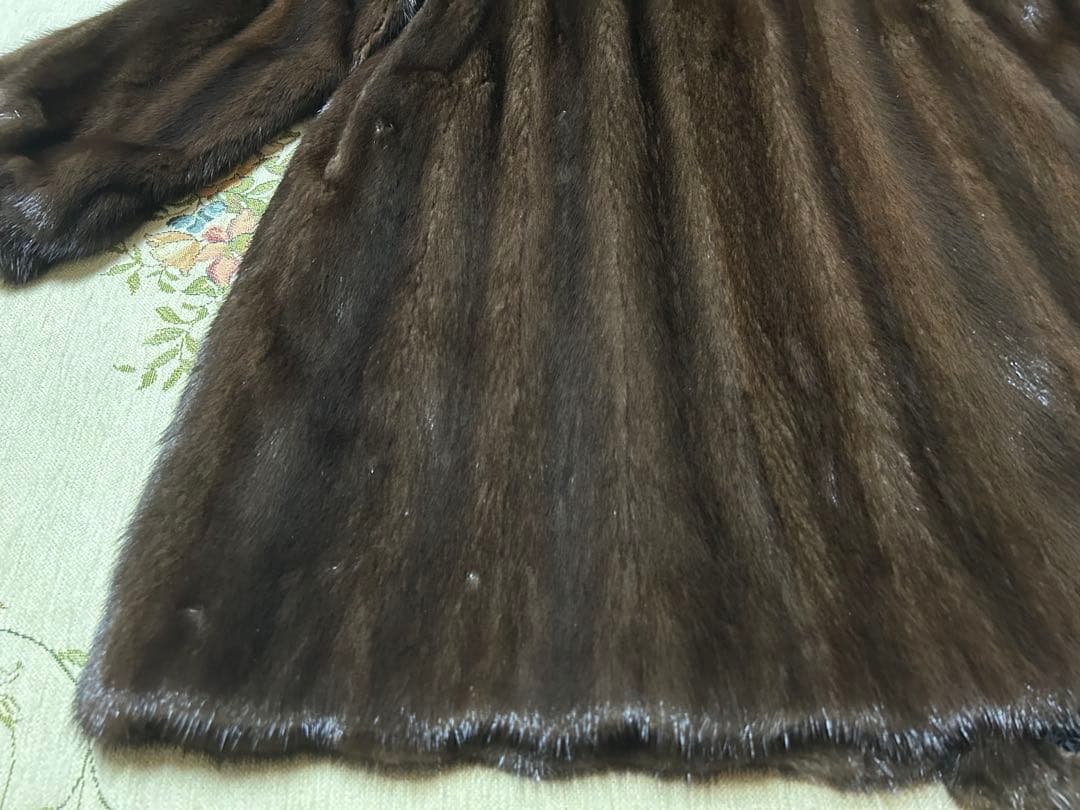 【美品】【上質毛皮】ミンクハーフコート　日本製　三越購入