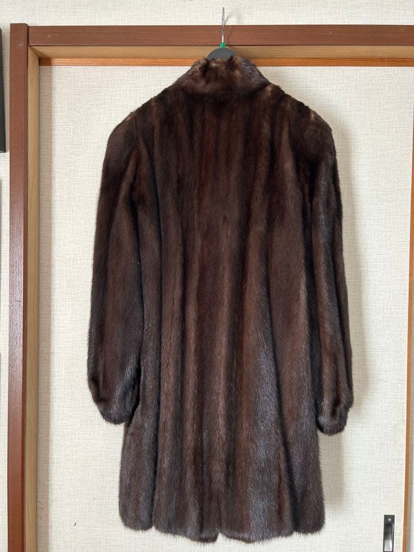 【美品】【上質毛皮】ミンクハーフコート　日本製　三越購入