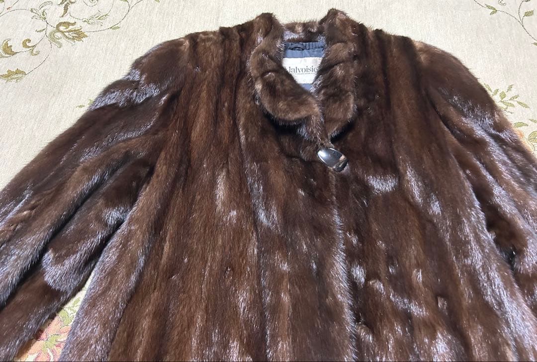 【美品】【上質毛皮】ミンクハーフコート　日本製　三越購入
