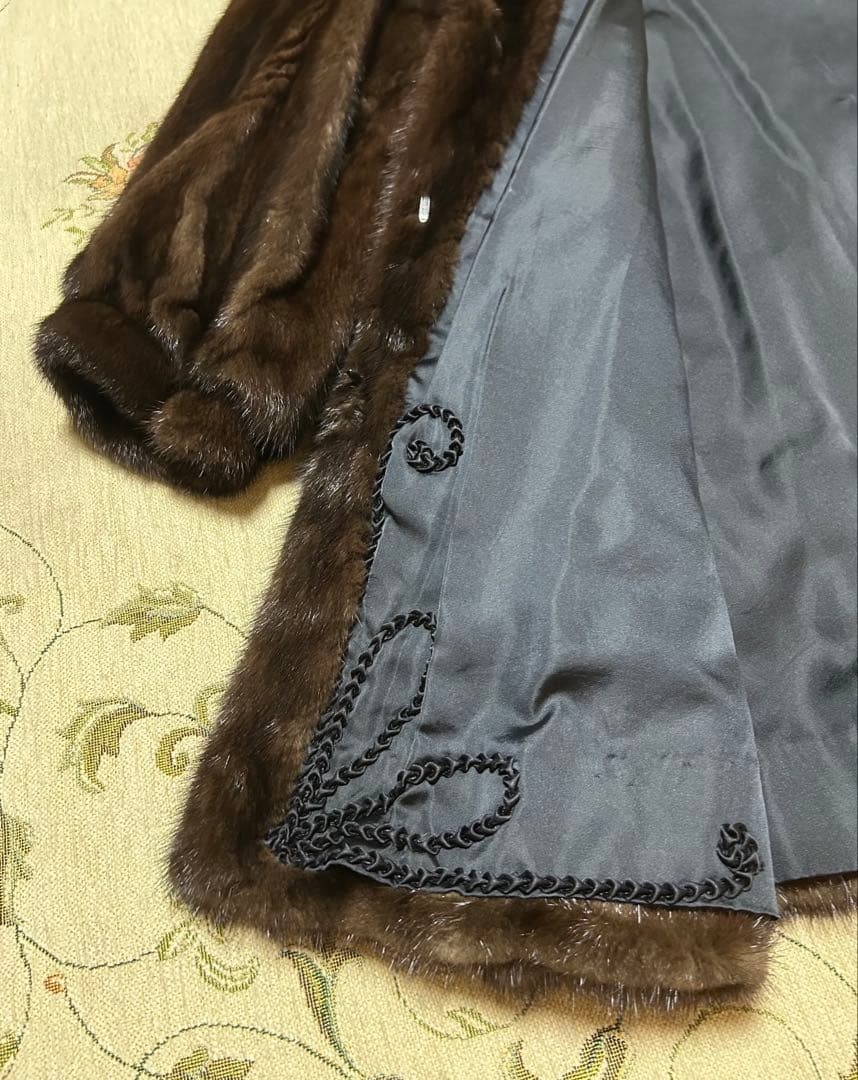 【美品】【上質毛皮】ミンクハーフコート　日本製　三越購入