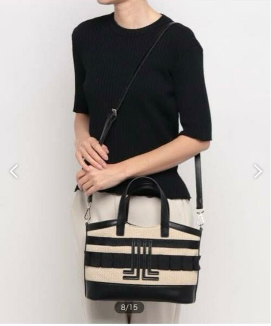 LANVIN en Bleu ランバン バリエ 2wayかごバッグ ブラック