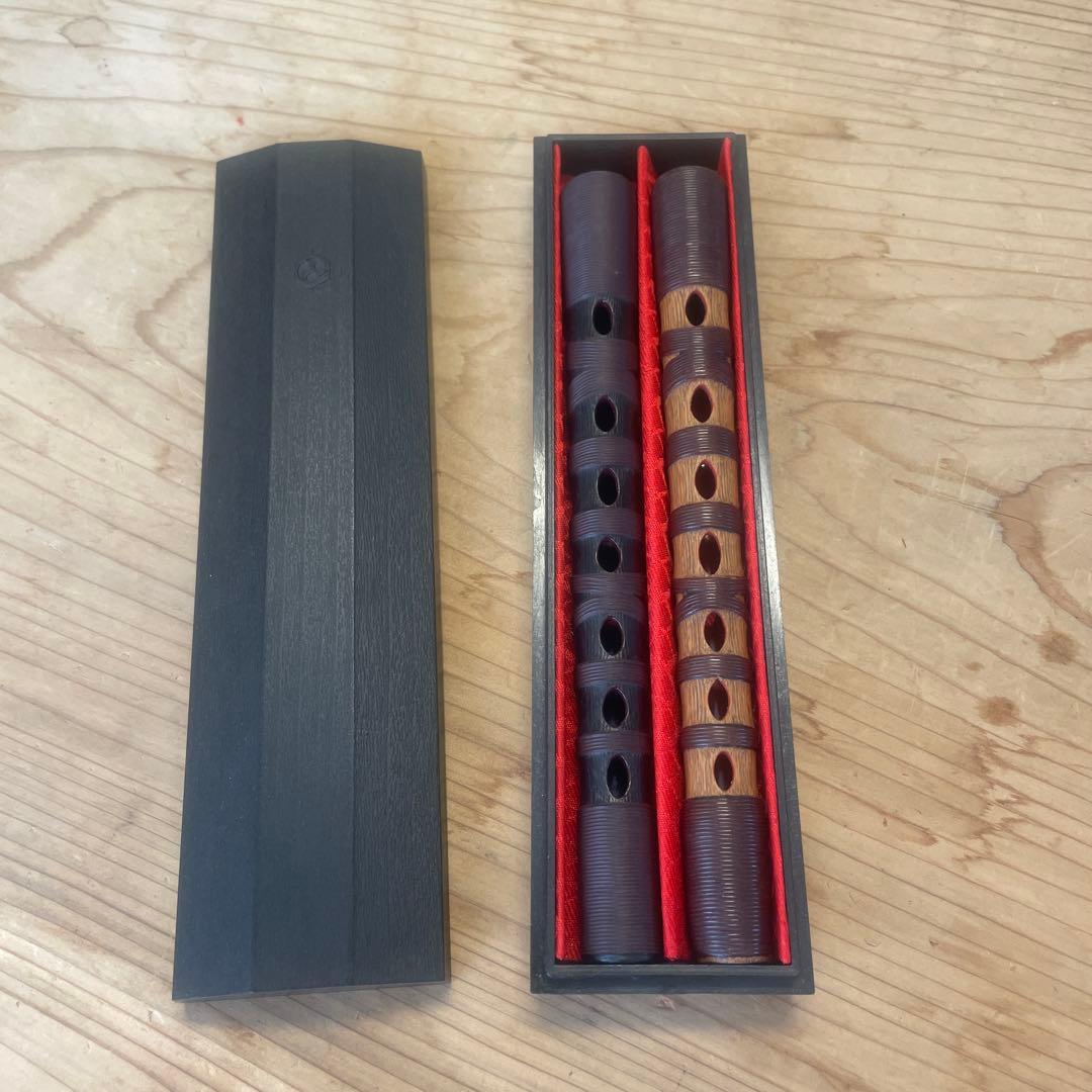 K*0様 篳篥（ひちりき）　本管・樹脂菅・樹脂ケースセット