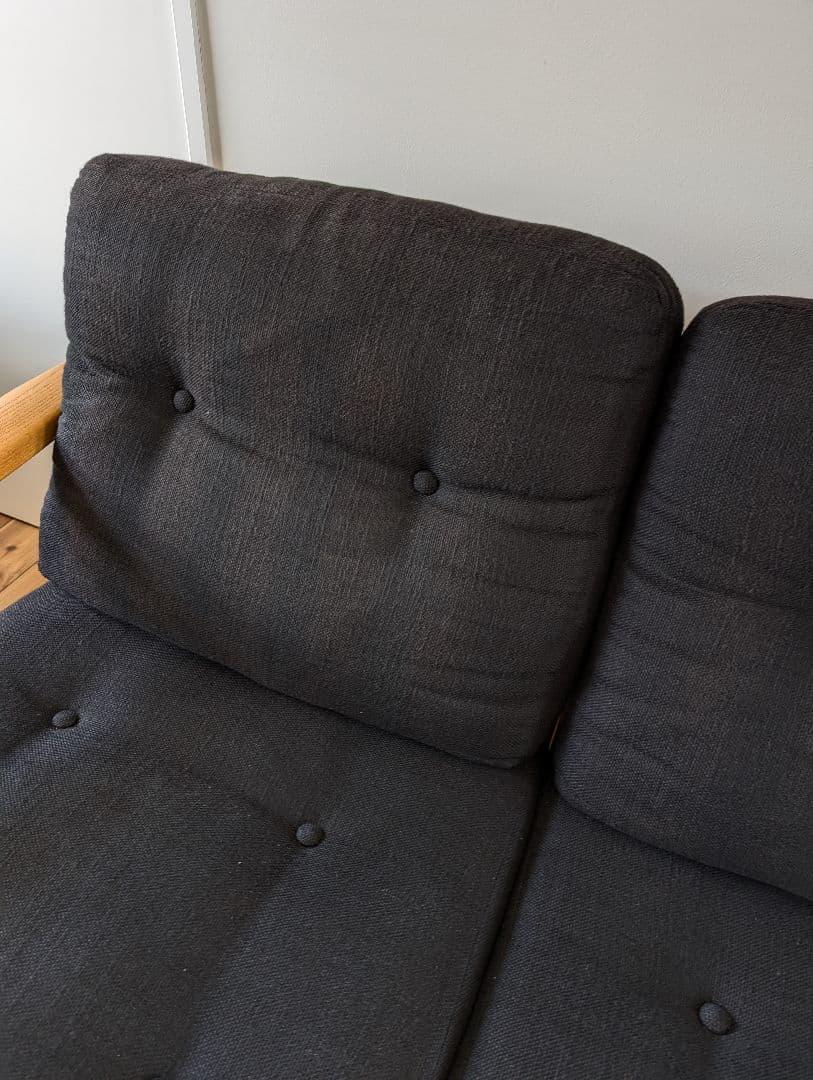 マルニ60 フレームチェア・オーク（ナチュラル）・3シーター・ファブリック