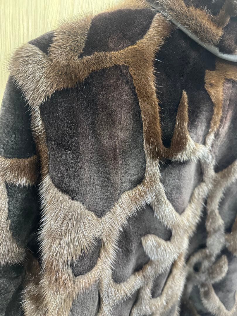 ア*ビ様 FERRETTI ブラウンファーコート