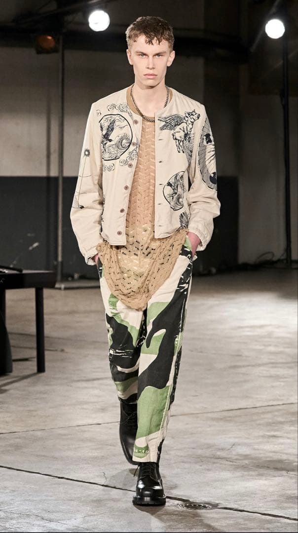 昨*今様 dris van noten mens 2023aw シアーベスト サ