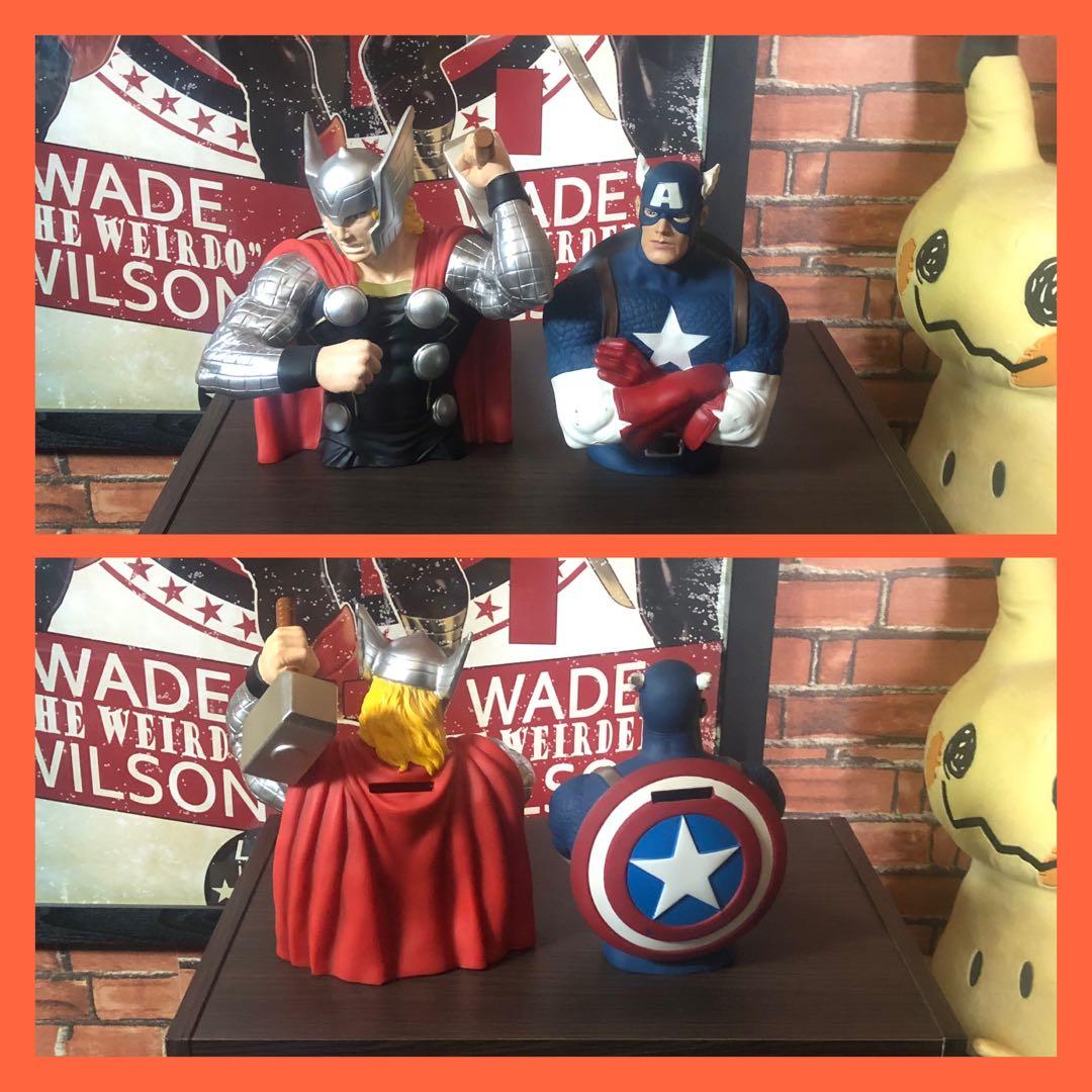 MARVEL バストバンク 貯金箱　19体セット