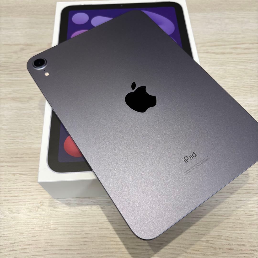 iPad Mini6 64GB パープル、スタイラスペン付き