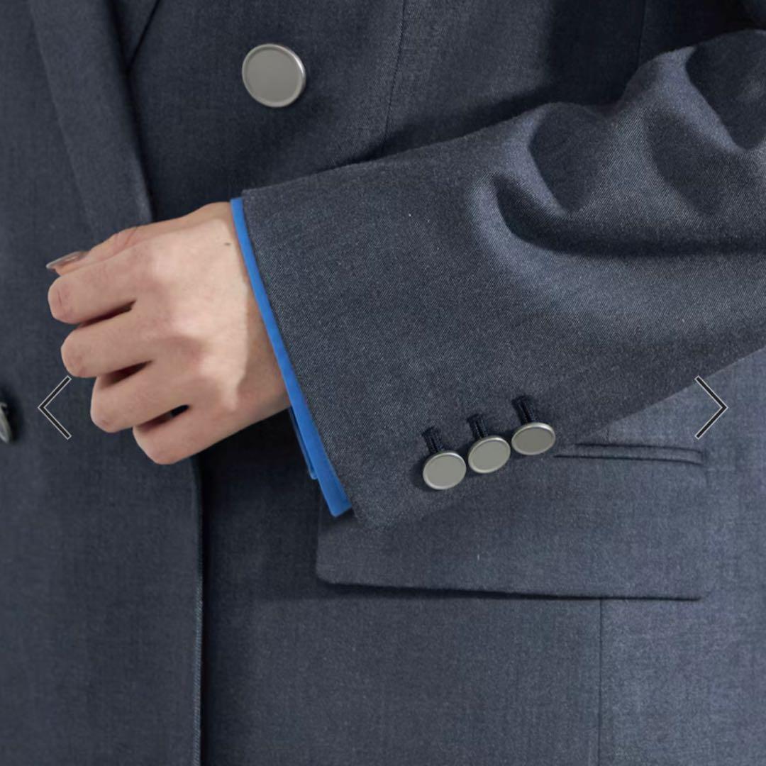 完売品 グリーンレーベルリラクジング シャンブレー ダブル ジャケット38