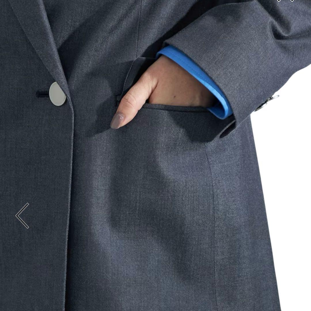 完売品 グリーンレーベルリラクジング シャンブレー ダブル ジャケット38