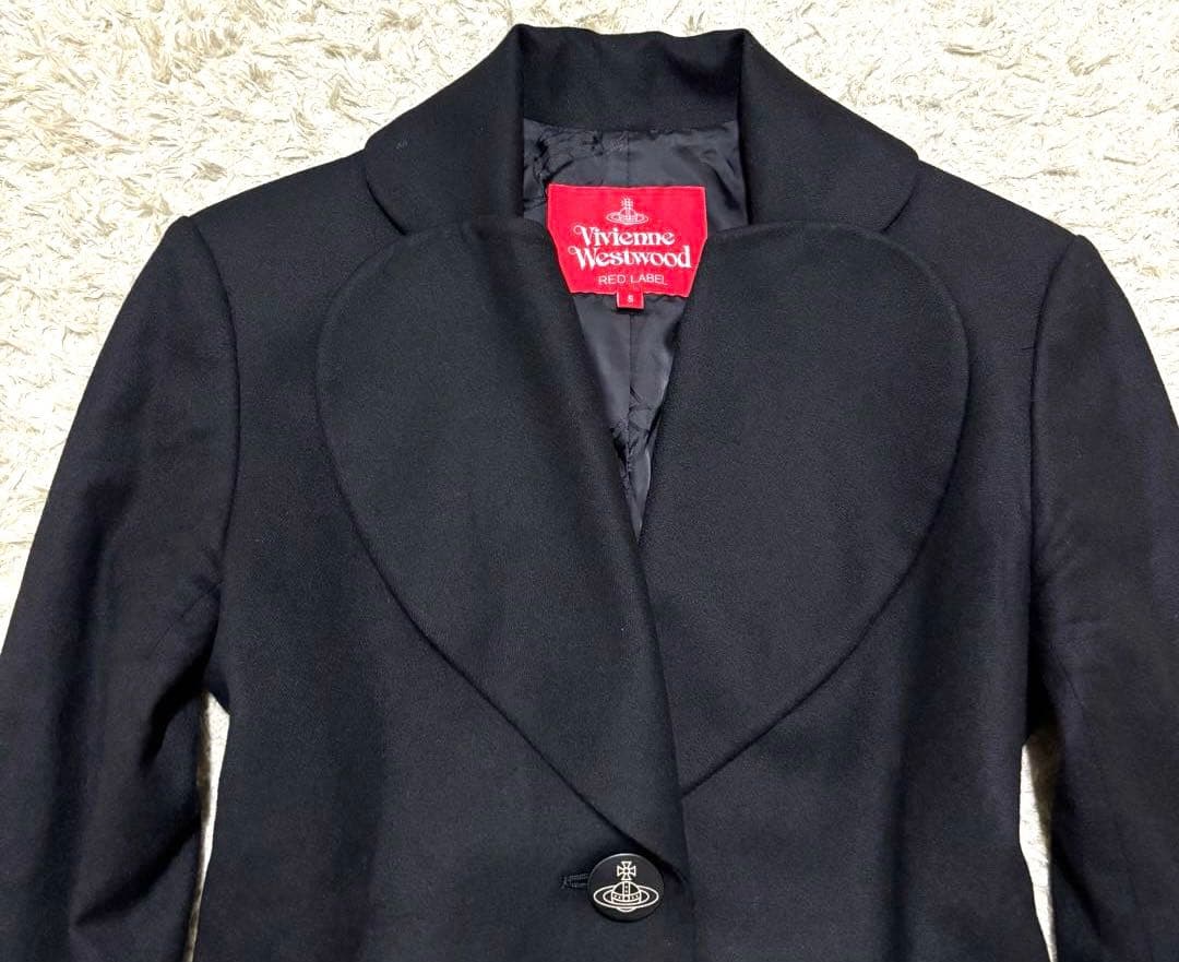 極美品　ヴィヴィアンウエストウッド　ラブジャケット　ウール　オーブボタン　ロゴ