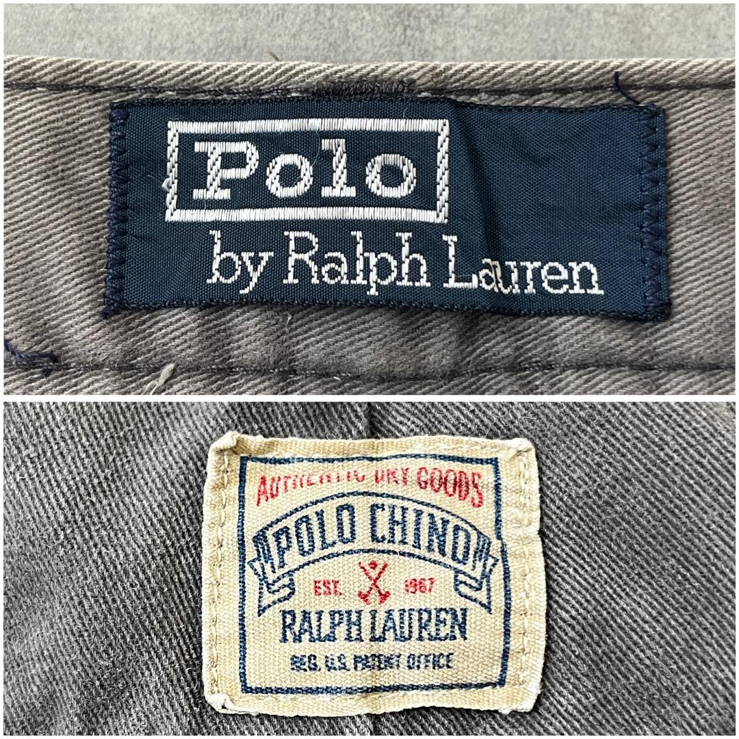ポロバイ ラルフローレン W32 ポロチノ チノパン 90s 古着 19015