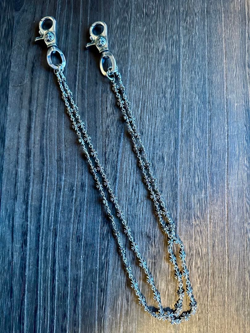 クロス２連チェーンウォレットチェーン