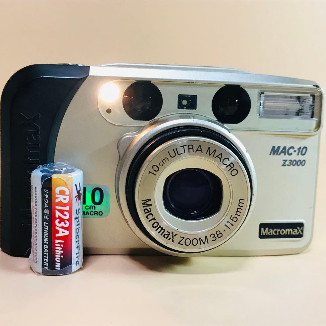 GOKO Macromax MAC-10 Z3000 ＋電池 フィルムカメラ