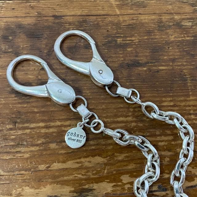 godane silver925 シルバー ウォレットチェーン 小豆チェーン