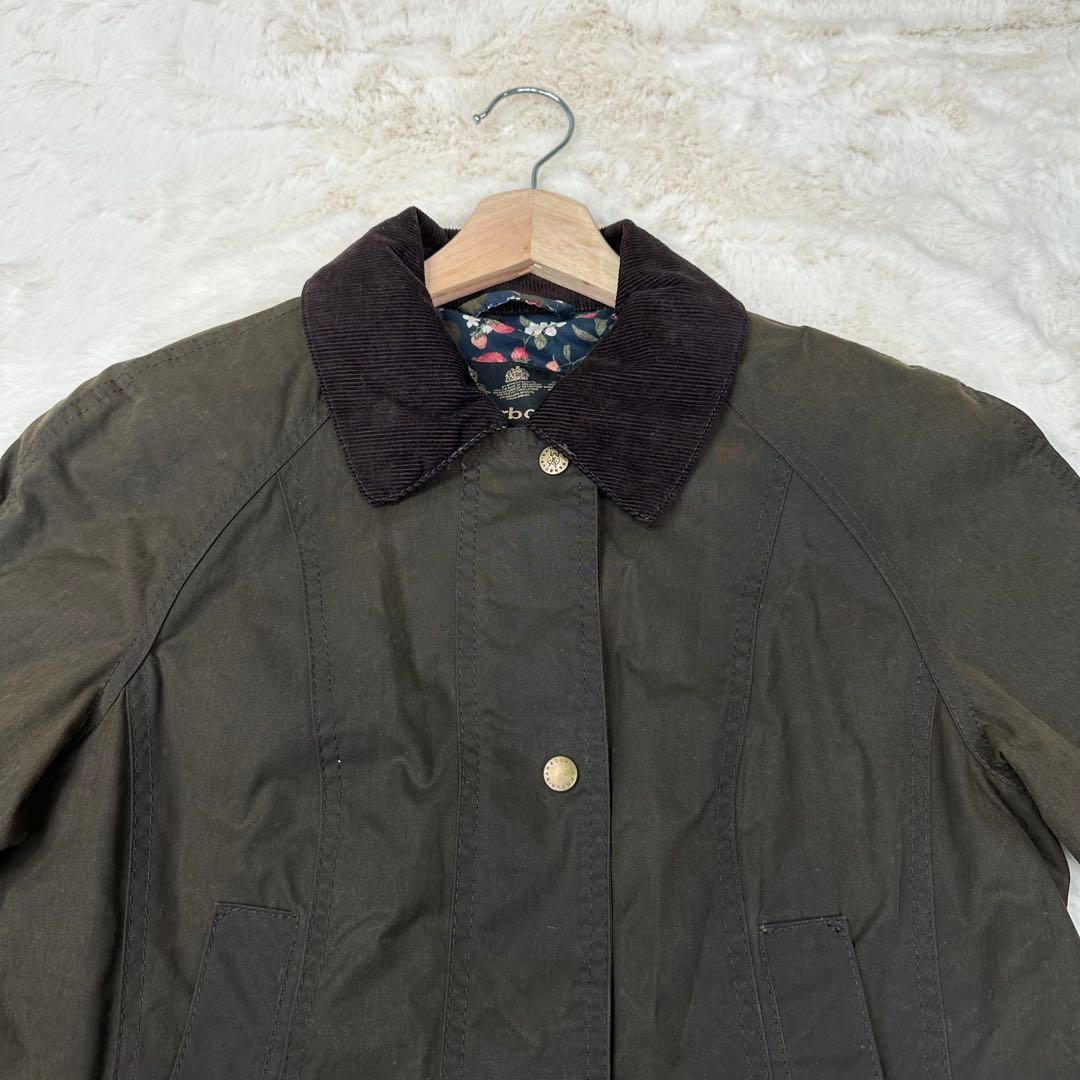 ✨希少✨激レア✨Barbour 花柄裏地オイルドジャケット 英国製 花柄
