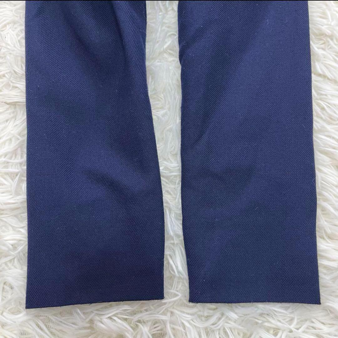 美品✨ファミリア　110 フォーマルアンサンブルスーツ　ネイビー　白襟ワンピース