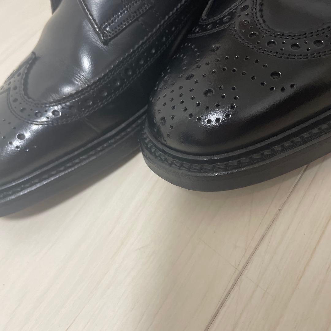 【美品】リーガル　ウイングチップ　2589 ブラック　24.5