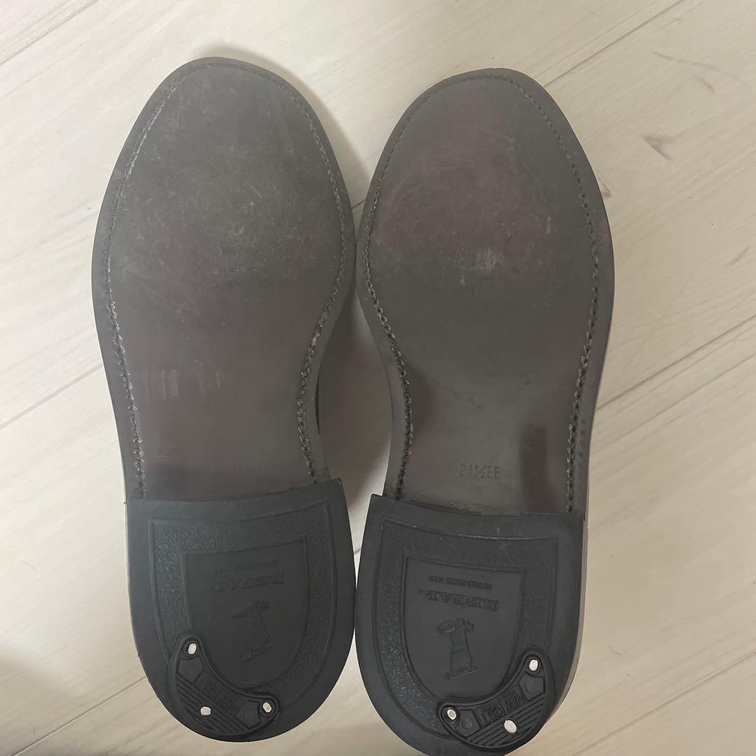 【美品】リーガル　ウイングチップ　2589 ブラック　24.5