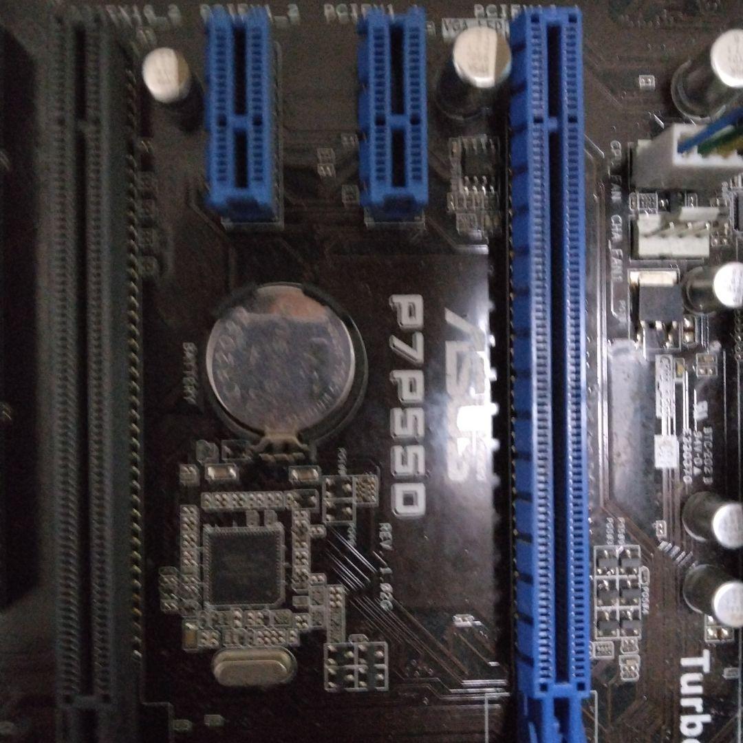 ジャンクcore i7 860+マザボP7P55D+メモリ2gb×2+グラボ