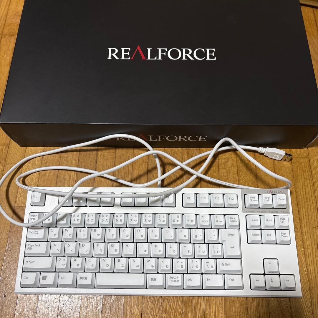 Topre 東プレ　Realforce R3S ホワイト　45G 静音