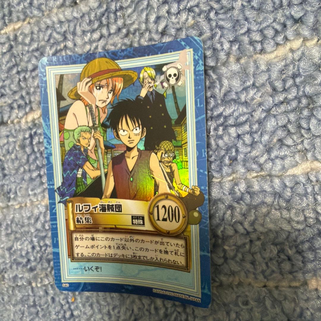 美品　旧ワンピース カード　ルフィ海賊団　集結　ハイパーバトル