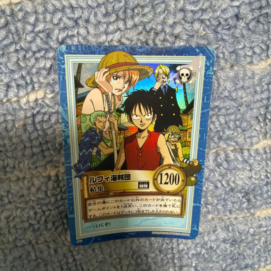 美品　旧ワンピース カード　ルフィ海賊団　集結　ハイパーバトル