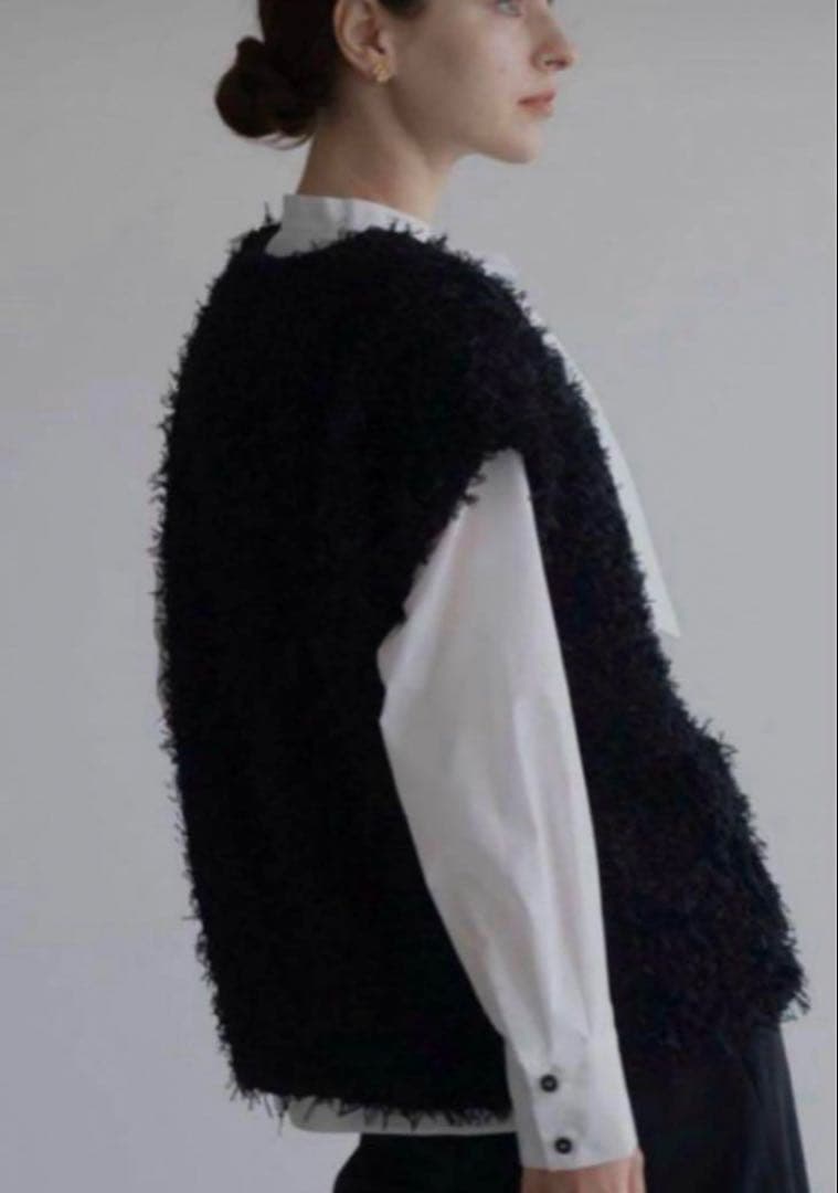 OHGA　MOKE VEST　オーガ　モケベスト　黒　ブラック