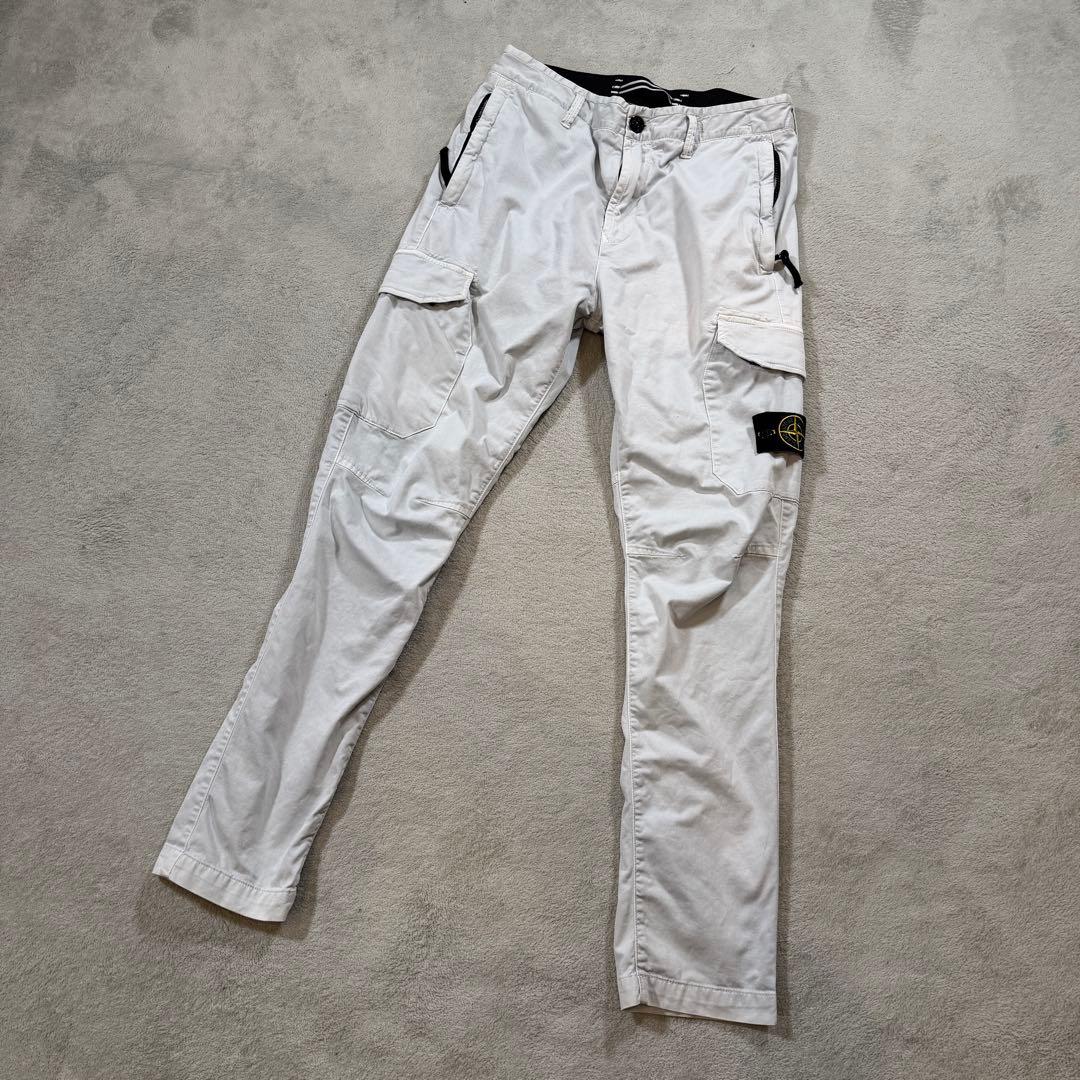 ストーンアイランド　721531304 ライトグレー　カーゴパンツ　29サイズ