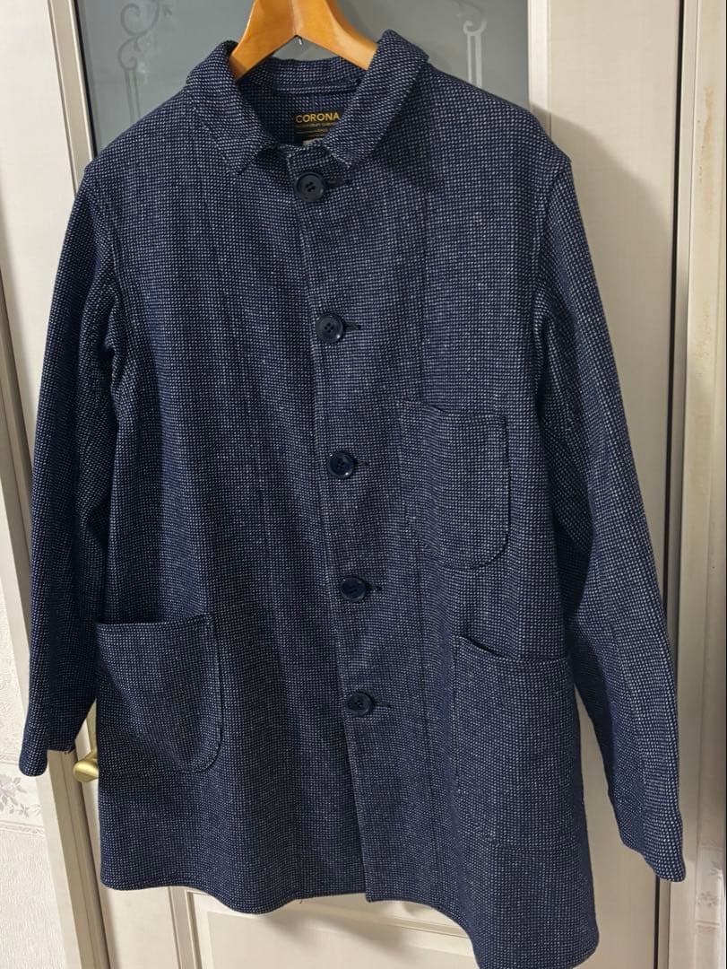 【美品】CORONAコロナ ユーティリティ カバーオール ジャケット ウール