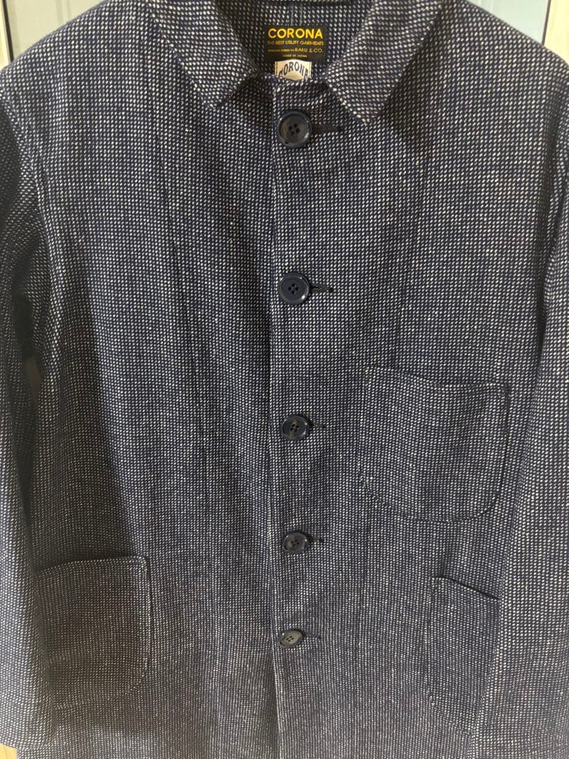 【美品】CORONAコロナ ユーティリティ カバーオール ジャケット ウール