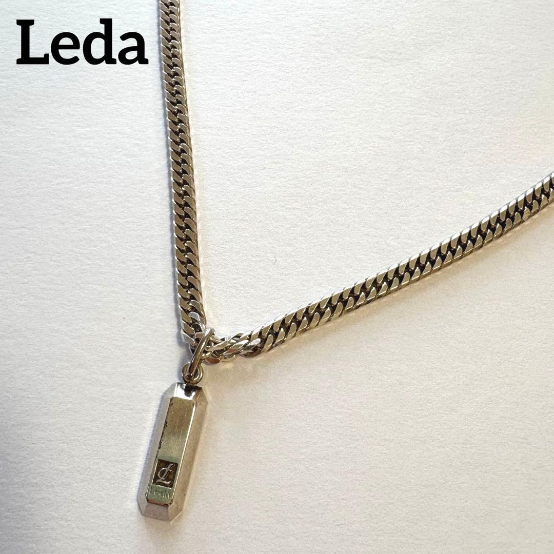 Leda レダシルマ インゴット 喜平ネックレス シルバー ゲルマニウム