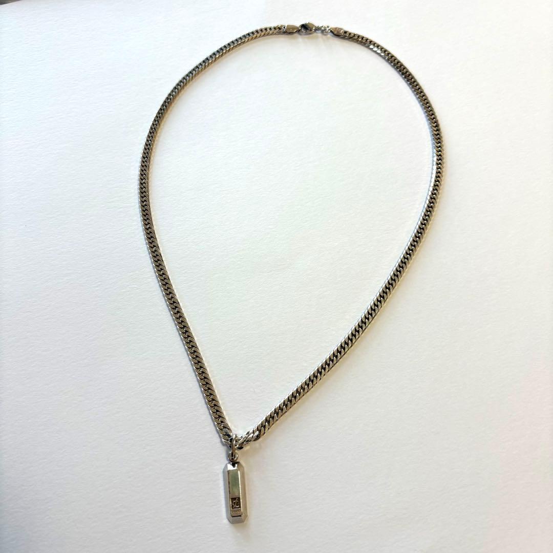 Leda レダシルマ インゴット 喜平ネックレス シルバー ゲルマニウム