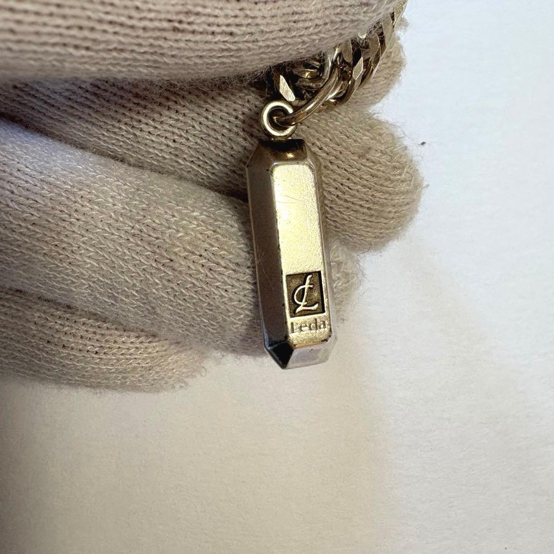 Leda レダシルマ インゴット 喜平ネックレス シルバー ゲルマニウム