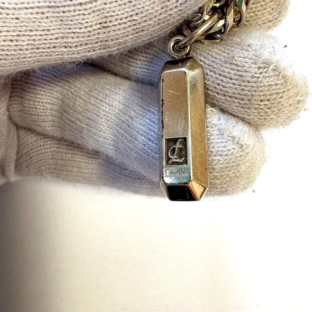 Leda レダシルマ インゴット 喜平ネックレス シルバー ゲルマニウム