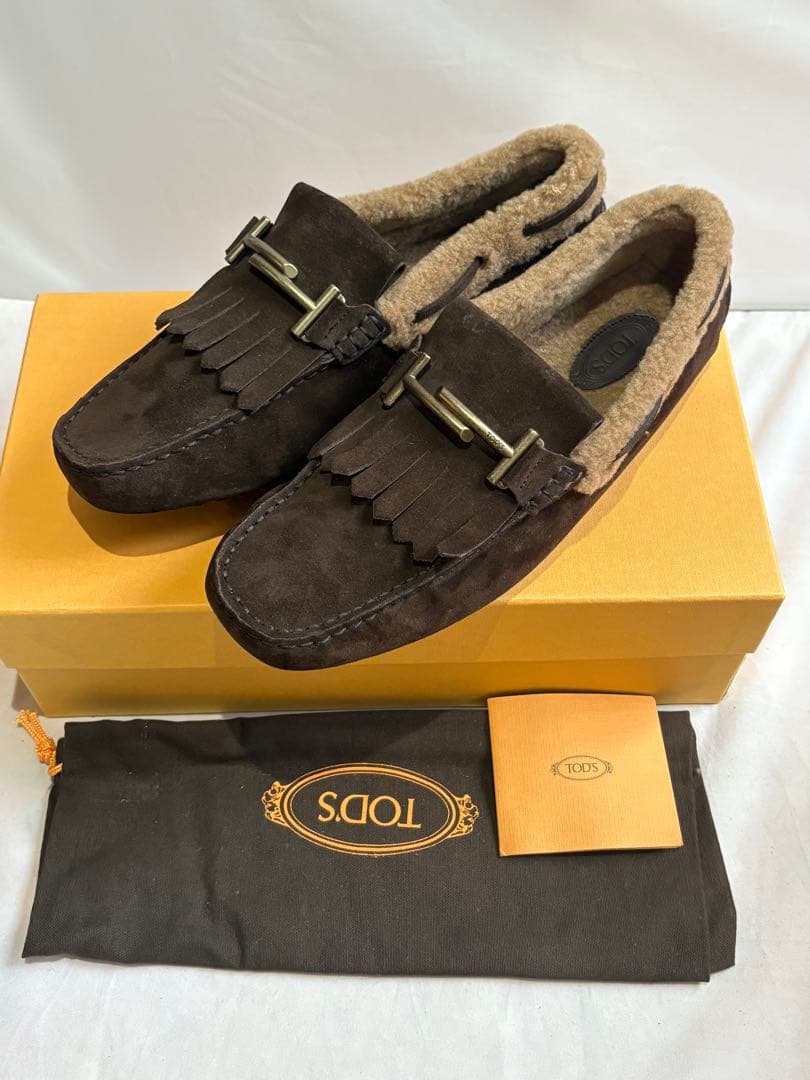 フォロー割 新品 TOD'S トッズ ゴンミーニ ムートン ドライビングシューズ