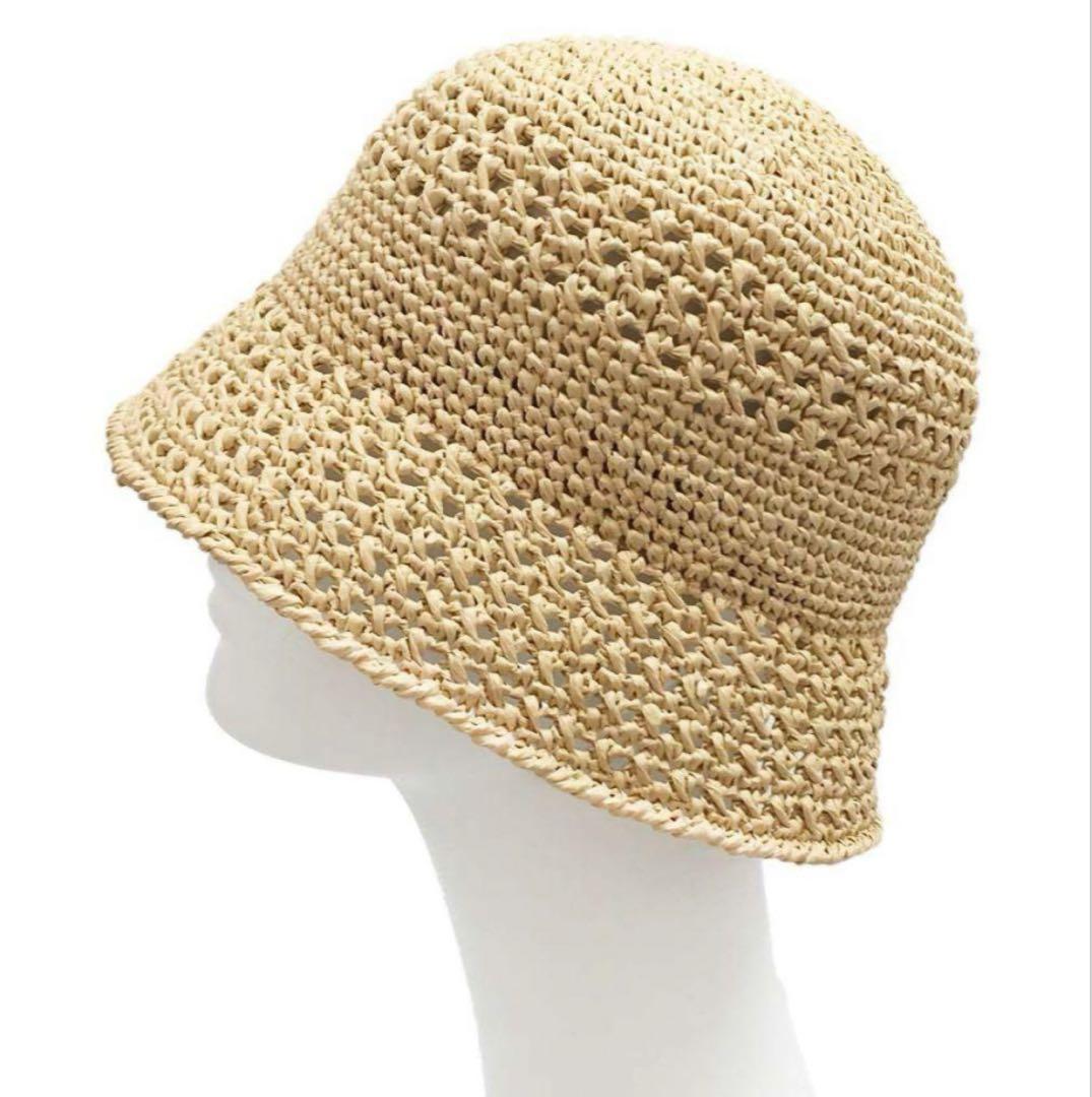 MIU MIU ストローハット麦わら帽子 ハット miumiu 帽子