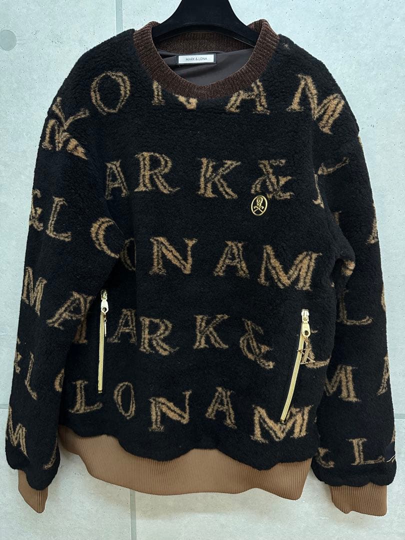 MARK & LONA ロゴ入りトレーナー　マークアンドロナ　ゴルフウェア