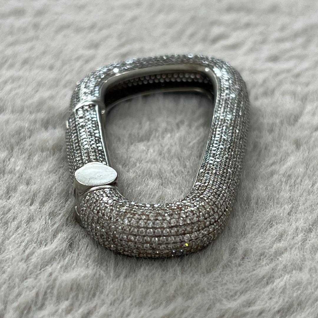 フック カラビナ ラグジュアリー キーホルダー ネックレス アクセサリー