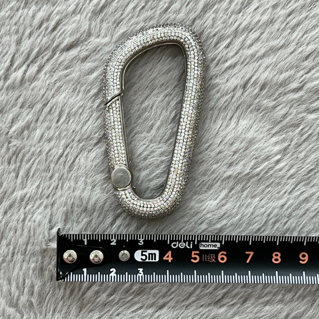 フック カラビナ ラグジュアリー キーホルダー ネックレス アクセサリー