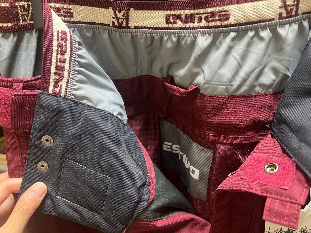 ESTIVO スノーボードパンツ バーガンディ