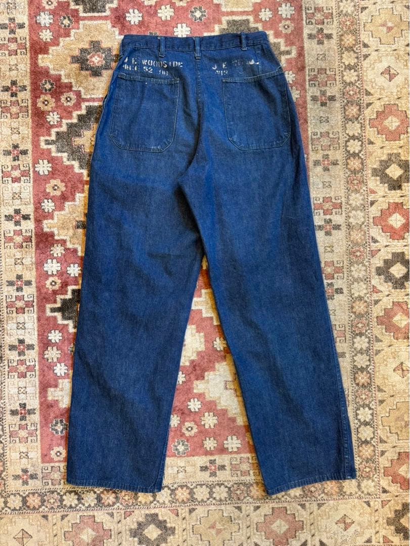 あ*た様 スペシャルビンテージ40sWWII US NAVY デニムトラウザース