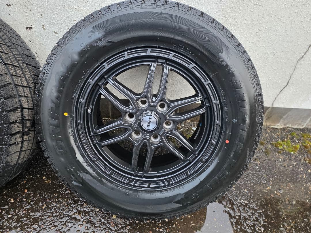 18インチ ブラック ホイールセット ランクル300 スタッドレス　2025年製