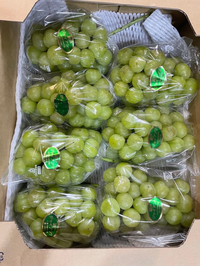 ⑩【岡山県産】瀬戸ジャイアンツ　7〜12房　約5キロ