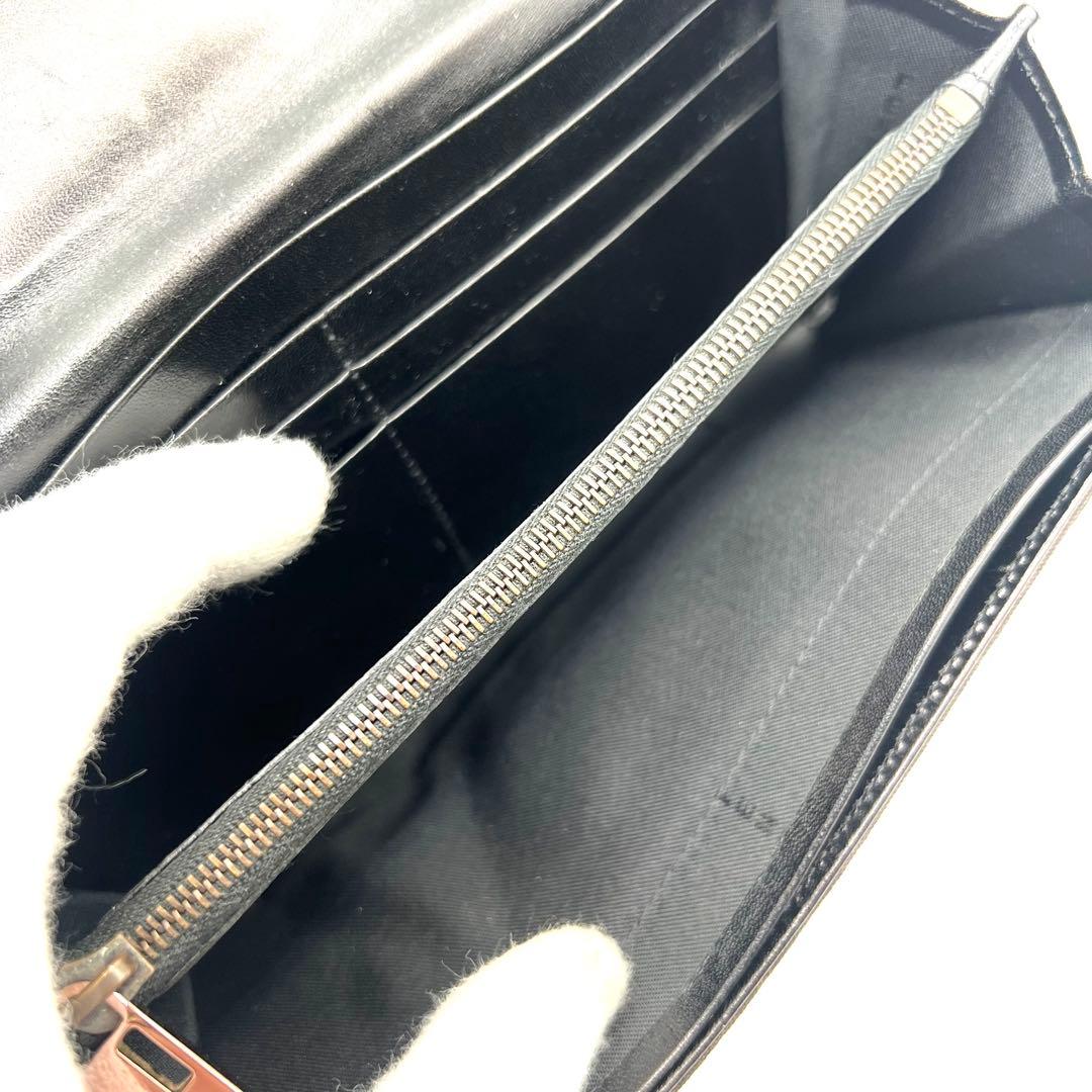 フェンディ ズッキーニ 長財布 FF マンマ フラップ キャンバス 総柄