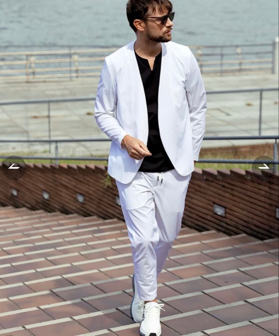 1PIU1UGUALE3 RELAX パーテックスノーカラージャケット