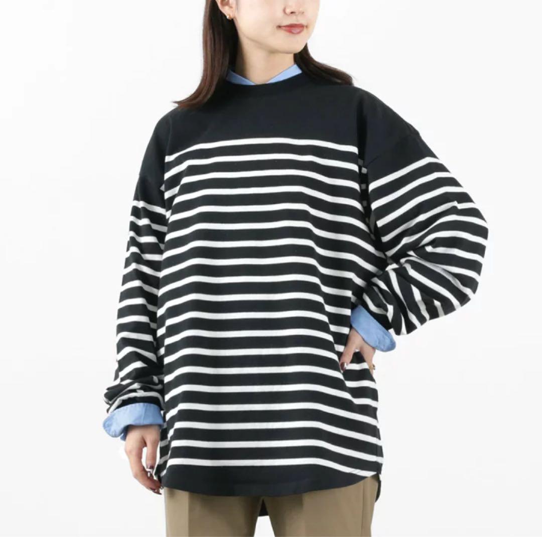 THE SHINZONE PANEL BORDER TOP シンゾーン ロンT